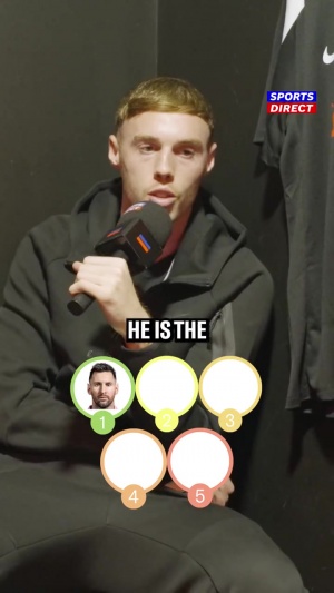 帕尔默排心中TOP5：梅西第一因为是goat，内马尔鲁尼二三C罗第四