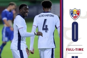 恩瓦内里助攻双响+造点，吉滕斯、刘易斯破门，英格兰U21四球大胜