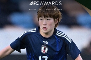官方：滨野舞香当选亚足联年度亚洲最佳国际女足球员