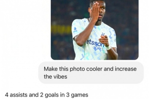 国米官推整活AI要给博尼修图，AI答复：3场2球4助，没法更嗨了