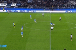 坎比亚索直塞，戴维单刀机会小角度射门被扑